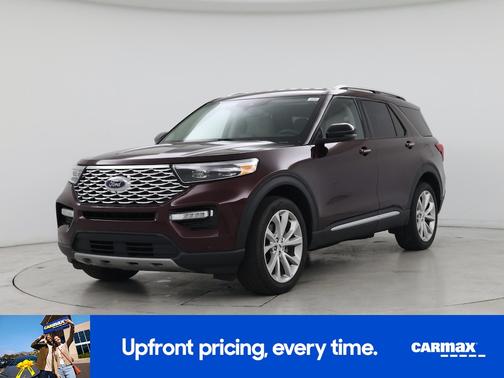 Burgundy 2022 Ford Explorer Platinum