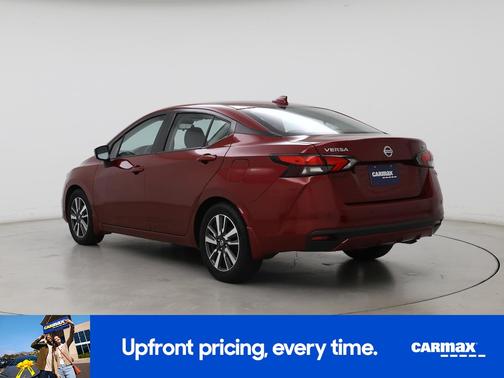 Red 2021 Nissan Versa SV