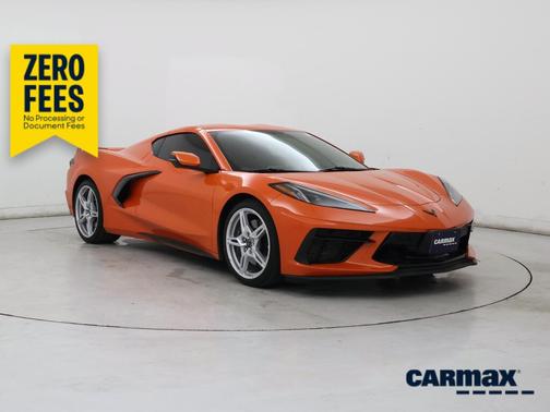 Orange 2020 Chevrolet Corvette Stingray 1LT