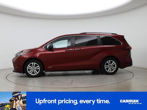 Red 2021 Toyota Sienna XSE