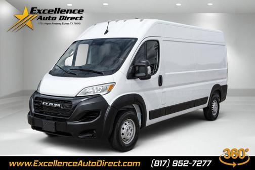 Bright White Clearcoat 2023 RAM ProMaster 2500 High Roof