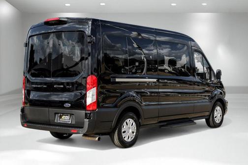 AGATE BLACK METALLIC 2023 Ford Transit-350 XLT