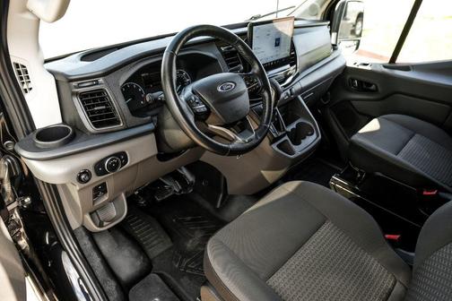 AGATE BLACK METALLIC 2023 Ford Transit-350 XLT