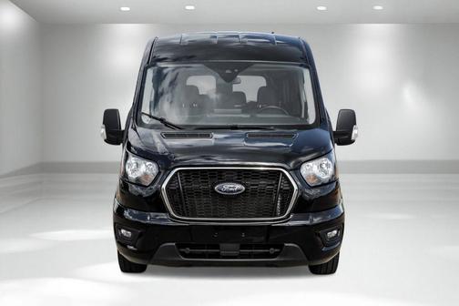 AGATE BLACK METALLIC 2023 Ford Transit-350 XLT