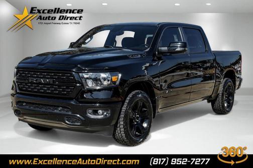 Diamond Black Crystal Pearlcoat 2023 RAM 1500 Big Horn/Lone Star