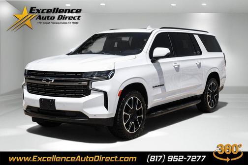 Summit White 2022 Chevrolet Suburban RST