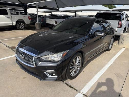 Midnight Black 2022 INFINITI Q50 3.0t LUXE
