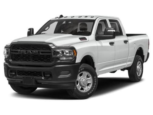 Bright White Clearcoat 2023 RAM 3500 Tradesman Crew Cab 4x4 8' Box
