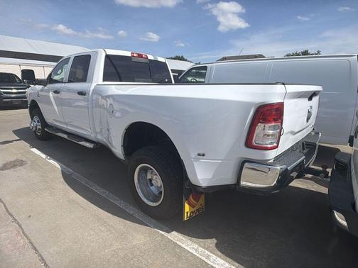 Bright White Clearcoat 2023 RAM 3500 Tradesman Crew Cab 4x4 8' Box