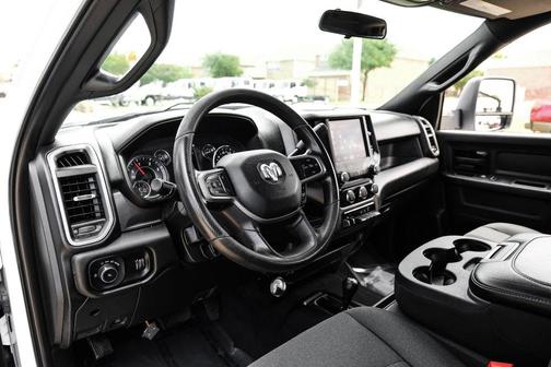 Bright White Clearcoat 2023 RAM 3500 Tradesman Crew Cab 4x4 8' Box