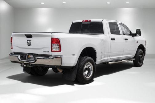 Bright White Clearcoat 2023 RAM 3500 Tradesman Crew Cab 4x4 8' Box