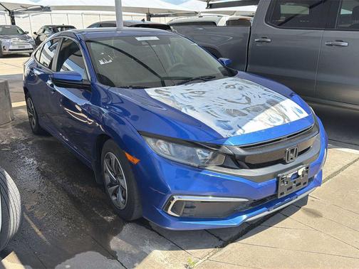 Blue 2019 Honda Civic LX