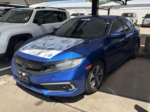 Blue 2019 Honda Civic LX