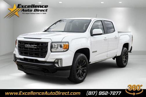 Summit White 2022 GMC Canyon Elevation