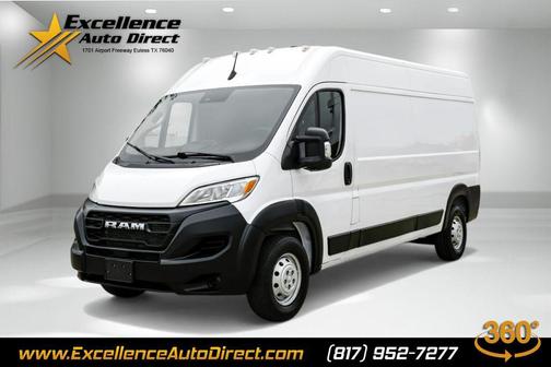 Bright White Clearcoat 2023 RAM ProMaster 2500 High Roof
