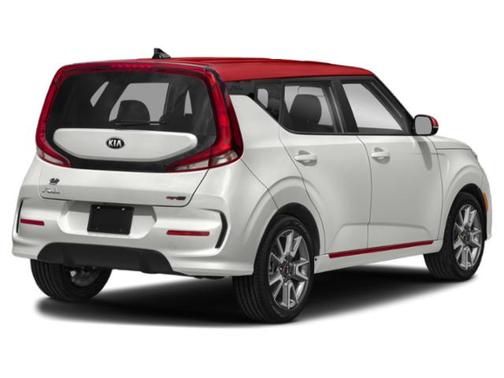 Clear White/Red Roof 2020 Kia Soul GT-Line