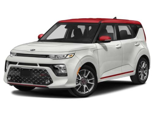 Clear White/Red Roof 2020 Kia Soul GT-Line