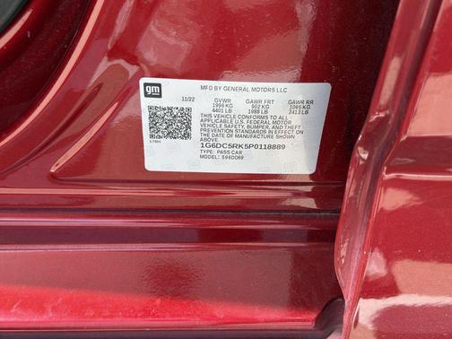 Radiant Red Tintcoat 2023 Cadillac CT4 Sport