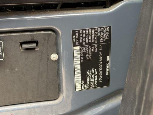 2019 Mercedes-Benz Sprinter 2500 High Roof