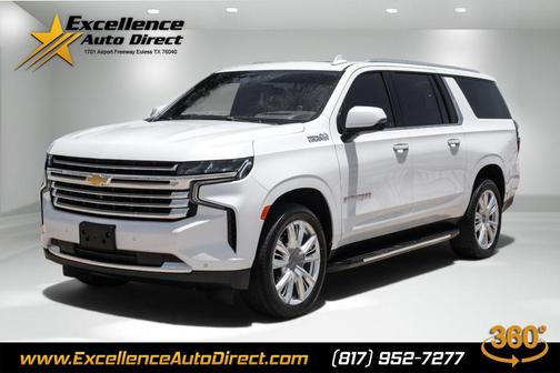 Iridescent Pearl Tricoat 2021 Chevrolet Suburban 2WD High Country
