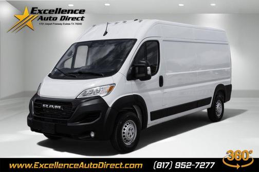 Bright White Clearcoat 2025 RAM ProMaster 3500 High Roof
