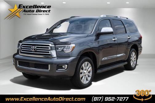 Magnetic Grey Metallic 2019 Toyota Sequoia Platinum