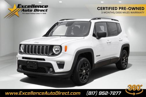 Alpine White Clearcoat 2022 Jeep Renegade Latitude