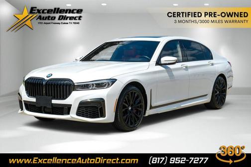 Alpine White 2022 BMW 750 i xDrive