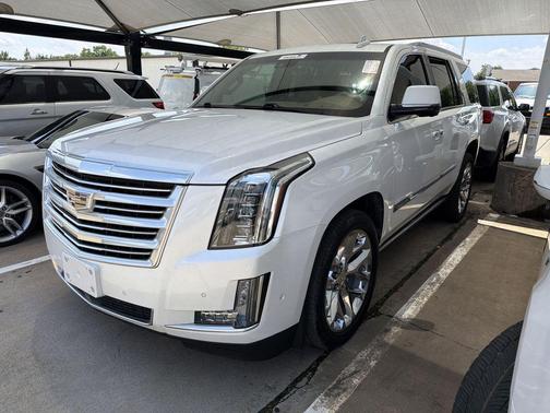 Crystal White Tricoat 2019 Cadillac Escalade Platinum