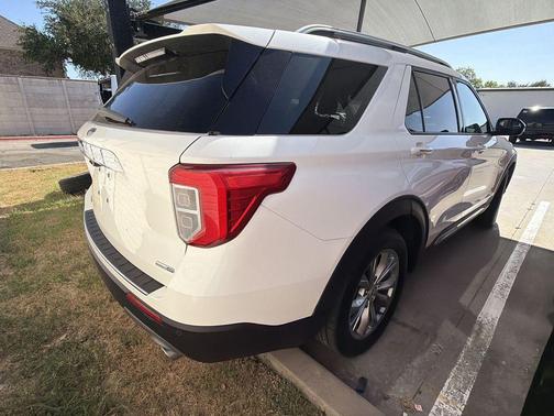 Star White Metallic Tri-Coat 2020 Ford Explorer Limited