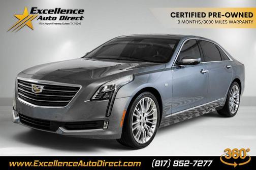 Satin Steel Metallic 2018 Cadillac CT6 3.6L Luxury