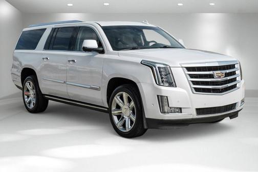 Crystal White Tricoat 2018 Cadillac Escalade ESV Premium Luxury