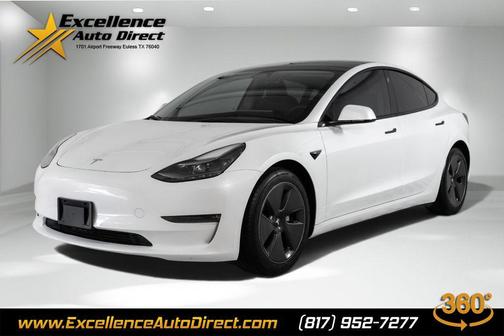 Pearl White Multi-Coat 2023 Tesla Model 3 Long Range