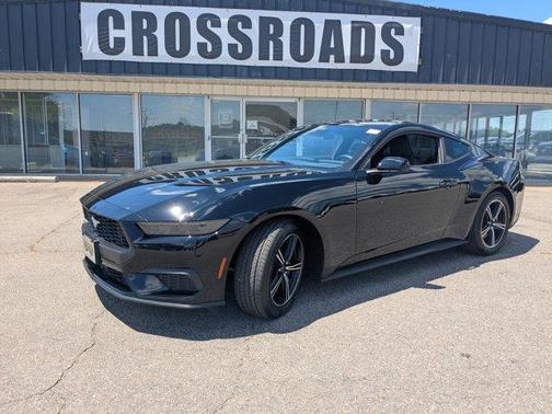 Shadow Black 2025 Ford Mustang EcoBoost