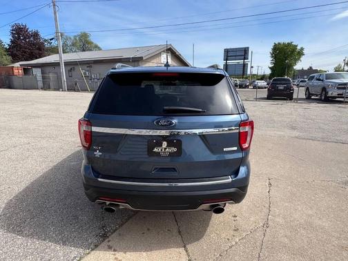 Blue Metallic 2018 Ford Explorer XLT