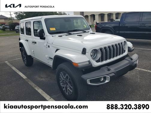 Bright White Clearcoat 2025 Jeep Wrangler Sahara