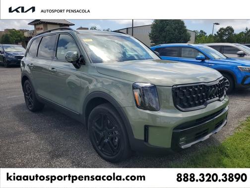 Jungle Green 2025 Kia Telluride SX X-Line