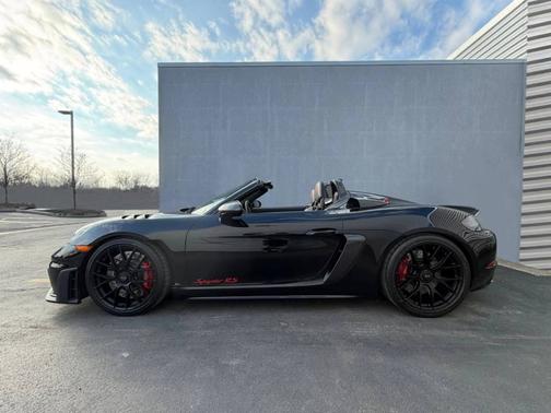 Black 2025 Porsche 718 Spyder