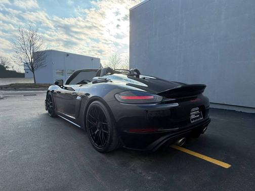 Black 2025 Porsche 718 Spyder