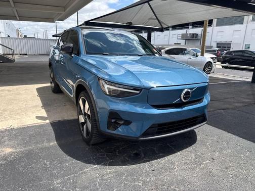 Blue Metallic 2023 Volvo C40 Recharge Pure Electric Twin Ultimate