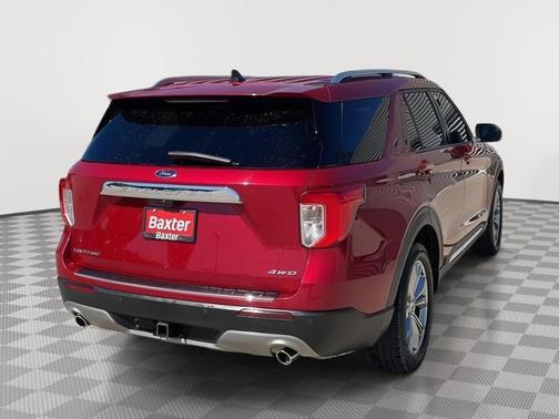 Rapid Red Metallic Tinted Clearcoat 2021 Ford Explorer Limited