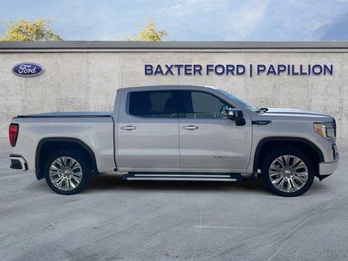 White Frost Tri-Coat 2021 GMC Sierra 1500 Denali