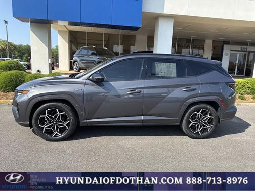 Gray 2022 Hyundai TUCSON N Line