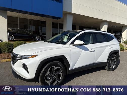 White 2023 Hyundai TUCSON Hybrid SEL Convenience