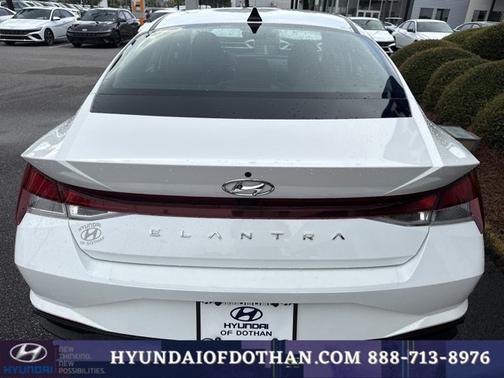 White 2023 Hyundai ELANTRA SEL