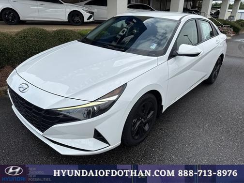 White 2023 Hyundai ELANTRA SEL