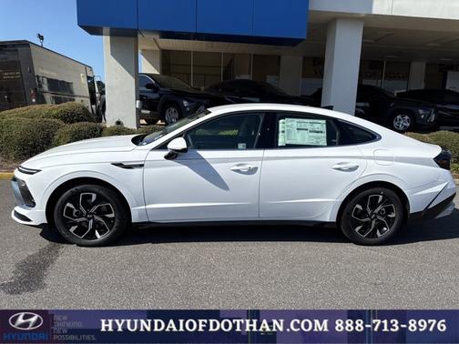 White 2025 Hyundai SONATA SEL