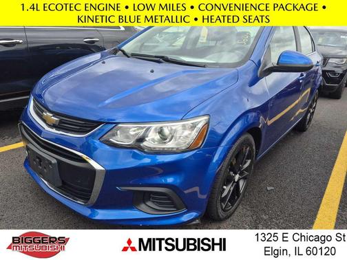 Kinetic Blue Metallic 2017 Chevrolet Sonic LT