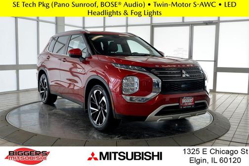 Red Diamond 2023 Mitsubishi Outlander PHEV SE S-AWC
