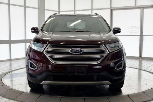 Burgundy 2018 Ford Edge SEL